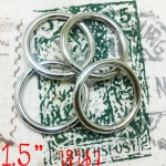 ห่วงกลม1.5นิ้วหนา เงิน (ลวด5mm)