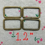 ห่วงสี่เหลี่ยม1.2นิ้ว เหลืองดำ