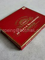 กล่องบุหรี่ (กระดาษ) Agio 10 Super Senoritas Red Label