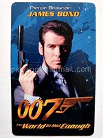 ปฏิทินพกพา ปี 2000 (2543) จากภาพยนตร์เรื่อง 007 The World Is Not Enough : James Bond
