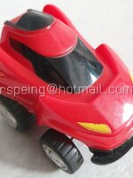 รถแข่งของเล่น สีแดง