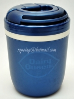 กระติกเก็บความเย็น DQ-Coca Cola สีน้ำเงินมุก ไม่มีลวดลาย