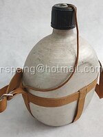 กระติกน้ำสนาม กระติกน้ำเดินป่า กระติกน้ำทหาร อลูมิเนียม พร้อมสายสะพาย