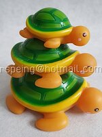 ของเล่นลอยน้ำวินเทจ เต่ายาง 3 ตัว