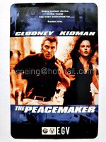 บัตรแนะนำการชมภาพยนตร์ให้คุ้มค่าเงินบาทของ EGV ภาพจากภาพยนตร์เรื่อง The Peacemaker