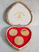 Box Set เหรียญทองที่ระลึก ชุด 3 เหรียญ XI Asian Games Beijing 1990