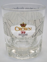 แก้ว Crown 99 ก้นแปดเหลี่ยม