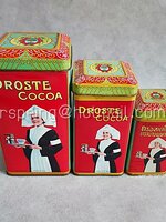 กระป๋องดรอสเต้โกโก้ ตรานางพยาบาล DROSTE CACOA (3 ใบ 3 ขนาด)