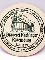 กระดาษรองแก้ว Brauerei Kneitinger Regensburg จากเยอรมัน