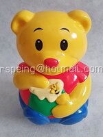 หมีถือโถน้ำผึ้งล้มลุก