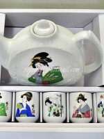 ชุดน้ำชาเซรามิกจากประเทศเกาหลี