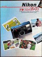 โบรชัวร์กล้อง Nikon TW ZOOM 35-70