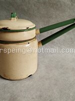 หม้อตุ๋นสองชั้น (Double Boiler / Bain Marie) เคลือบอีนาเมล KOCKUMS Sweden