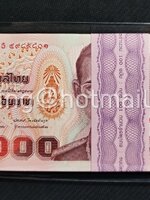 ธนบัตรหมุนเวียน ยุครัชกาลที่ 9 ธนบัตรแบบ 15 ชนิดราคา 100 บาท รุ่น 2 (หลังเลิกทาส มีแถบฟอยล์) ยกแหนบ OFธ 9989801/OGธ 9357856