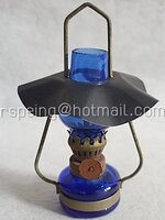 ตะเกียงแก้วจิ๋ว สีน้ำเงิน