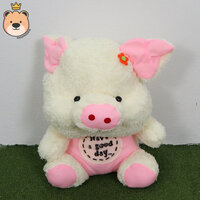 ตุ๊กตาหมู (สีขาวครีม)