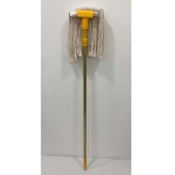 ชุดหัวไม้ถูพื้นฟรีไซส์ ผ้า 8 นิ้ว สีเหลือง