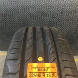 CONTINENTAL CONTACT5 (RUNFLAT) 225/45R18 เส้น 5800 ปกติ 14500 ปี16