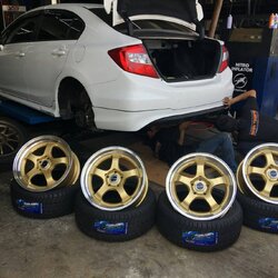 ล้อใหม่ WORK S1 ขอบ15 หน้า8หลัง9