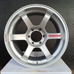 #แนะนำล้อแฟชั่น #คุณภาพจากโรงงาน #ราคาสุดคุ้ม #TE37_SUV กลึงก้านแดง 18x9.0 +0 6x139.7 MATTE SILVER+MILLING