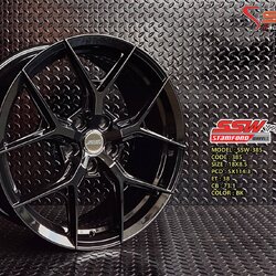 SSW385 18X8.5 5X114.3 38 BK (ดำเงา)