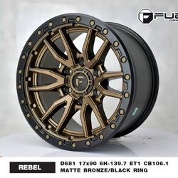ล้อแม็ก USA. แท้ FUEL REBEL D681 17x9.0 6x139.7 ET+1 ราคาพิเศษ