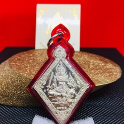 ท้าวเวสฯ หลังพระราหู จารมือครูบาจันทร์ เลข4