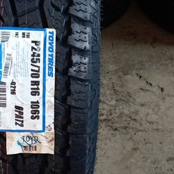 TOYO OPAT2 245/70-16 เส้น 3,xxx ปกติ 6500 ปี18 ยางญี่ปุ่น ลดราคา