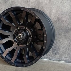 FUEL-BLITZ 16X8 6X139.7 +1 106.1 BLACK/MACHINED DDT
