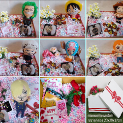 เซ็ตเซอรไพรส์แฟน อัดเม็ดโฟมคละสี ของขวัญวาเลนไทน์ ตุ๊กตาวันพีช 8 นิ้ว +นาฬิกาข้อมือสุดหรู+ ช็อกโกแลต +ของขวัญเปิดฝา (เลือกตุ๊กตาได้)