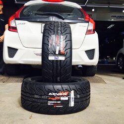 ยางใหม่ YOKOHAMA AD08R 195/50-15 ปี17 ราคาถูก ลดแล้วลดอีก