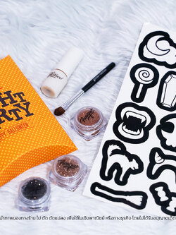HALLOWEEN PARTY NIGHT PARTY 1 SET DIY เพ้นท์หน้าเพ้นท์ตัว เด็กๆทำได้
