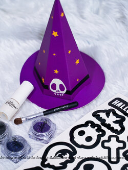HALLOWEEN PARTY SKULL SET DIY เพ้นท์หน้าเพ้นท์ตัว เด็กๆทำได้