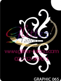 แบบลายกราฟฟิก ขนาด 7 X 9.5 cm.