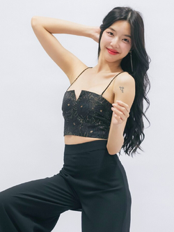 Lism S-052 Rosabel Crop เสื้อครอปสายเดี่ยว