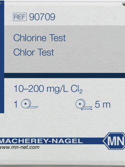 Chlorine Test 90709 กระดาษวัดปริมาณคลอรีน 10-200MG/CL