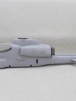 500-AH1 Cobra Gray Marine with Weapon & Cockpit