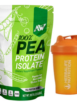 AW-PEA ISOLATE x 1 + แก้วส้ม