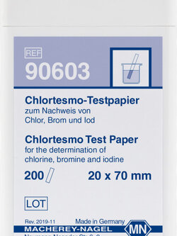 Chlortesmo 90603 กระดาษทดสอบคลอรีน(ทั้งหมด)
