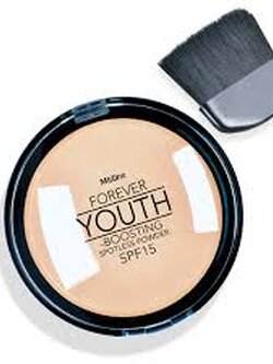 แป้งตลับ มิสทิน/มิสทีน ฟอร์เอฟเวอร์ ยูธ บูสติ้ง สปอทเลส เพาเดอร์ เอสพีเอฟ 15 / Mistine Forever Youth Boosting Spotless Powder SPF15