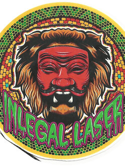 INLEGAL LASER - LOGO STICKERS