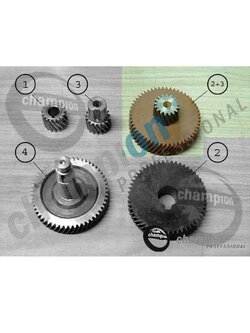 เฟืองไฟเบอร์พร้อมเฟืองเหล็กอัดบู็ชทองเหลือง