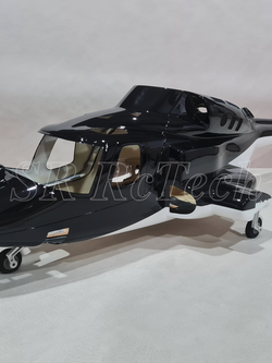 500-Airwolf Black & White with Metal Retact &Weapon