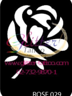 แบบลายดอกกุหลาบ (1) ขนาด 7 x 9.5 cm.