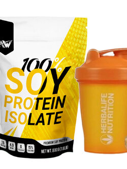 AW-SOY ISOLATE x 1 พร้อมแก้วสีส้ม