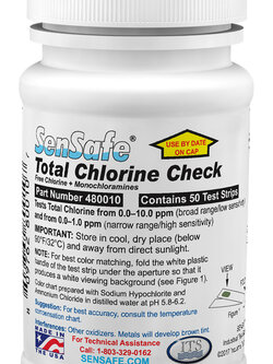 กระดาษวัดคลอรีน Total Chlorine Check