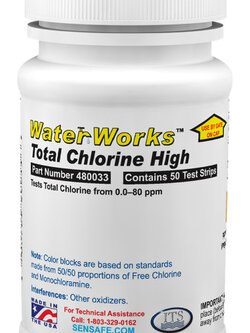 กระดาษวัดคลอรีนทั้งหมด Total Chlorine Test
