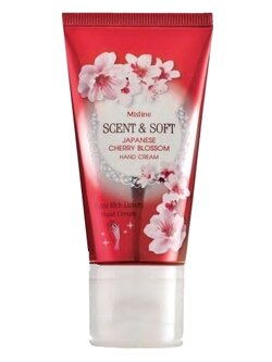 Mistine Scent & Soft Japanese Cherry Blossom Hand Cream 50 g. / มิสทีน เซนต์ แอนด์ ซอฟท์ เจแปนนิส เชอร์รี่ บลอสซัั่ม แฮนด์ ครีม ขนาด 50 กรัม