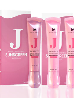 Jolie Holly (โจลี่ ฮอลลี่) กันแดดเนื้อมูส บางเบา ปกป้องและปกปิด Perfect Brightening Sunscreen SPF 50 PA+++ (Setขายดี)