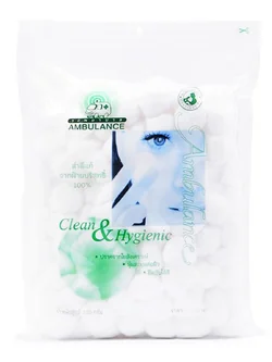 สำลีก้อนรถพยาบาล 100 กรัม